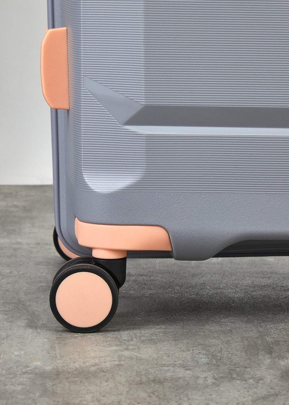 Rock Tulum Suitcase Grey/Peach