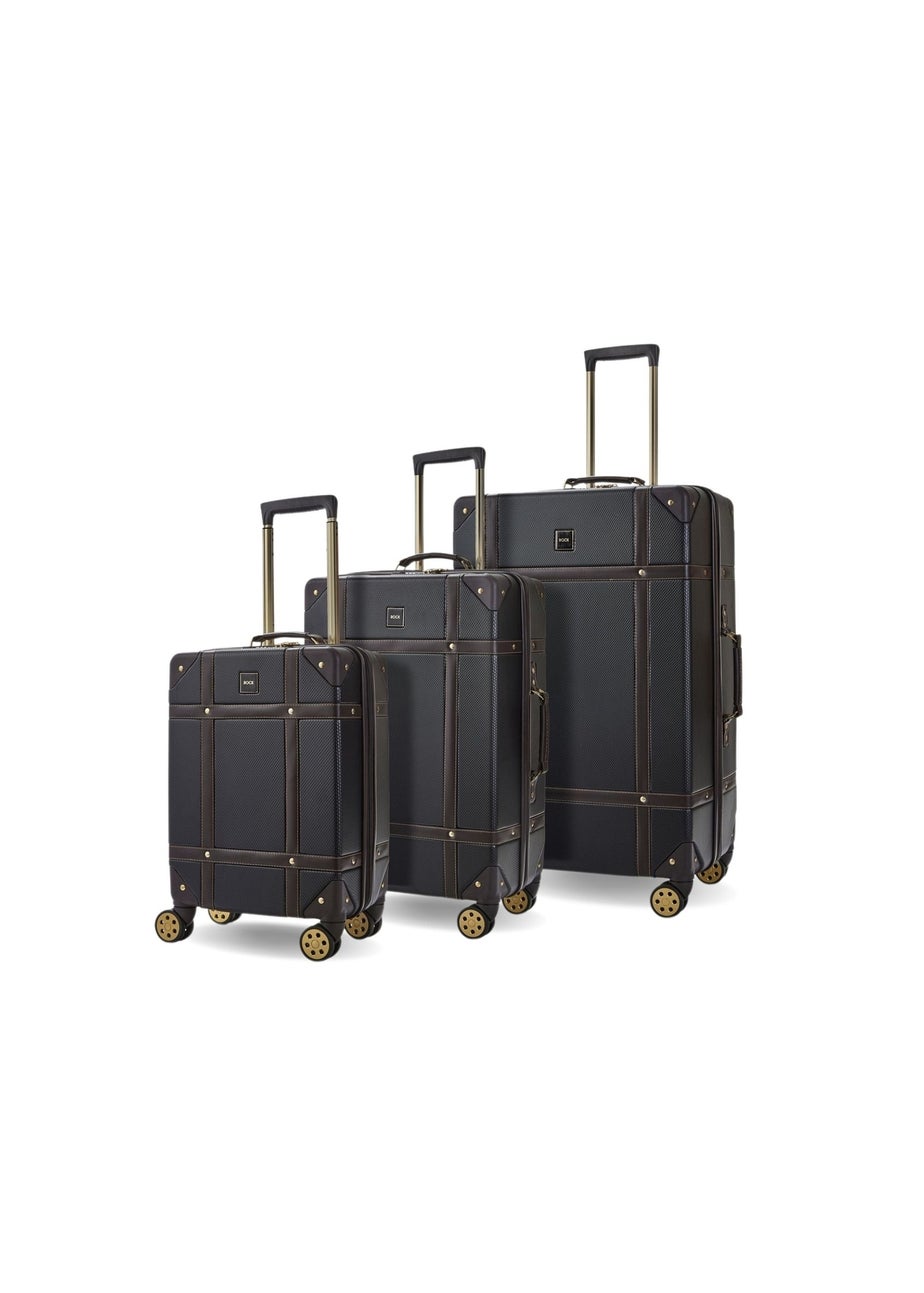 Rock Vintage Suitcase Black