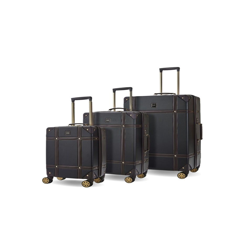 Rock Vintage Suitcase Black