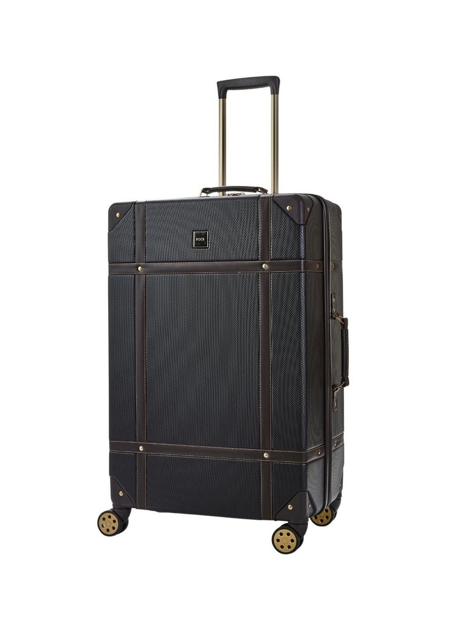 Rock Vintage Suitcase Black