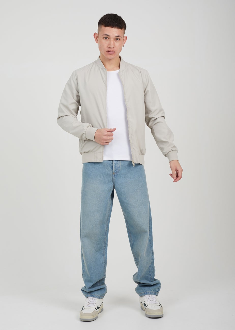 Brave Soul Stone Bomber Jacket