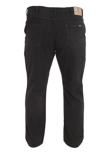 Duke Black Rockford Comfort Kingsize Jeans