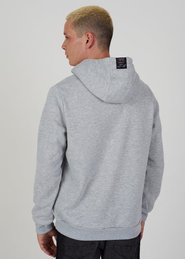 Brave Soul Light Grey Overhead Hoodie