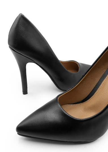 Where's That From Black Pu Leah Toe Pump High Heels
