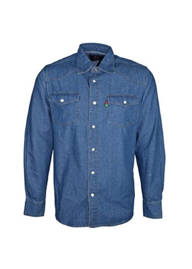 Duke Blue Western Denim Shirt