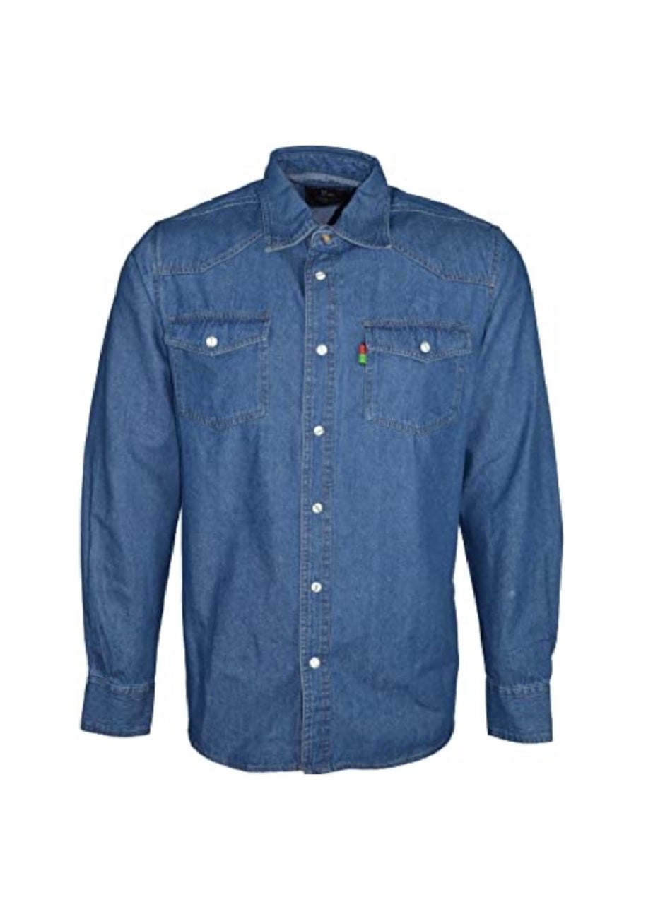 Duke Blue Western Denim Shirt
