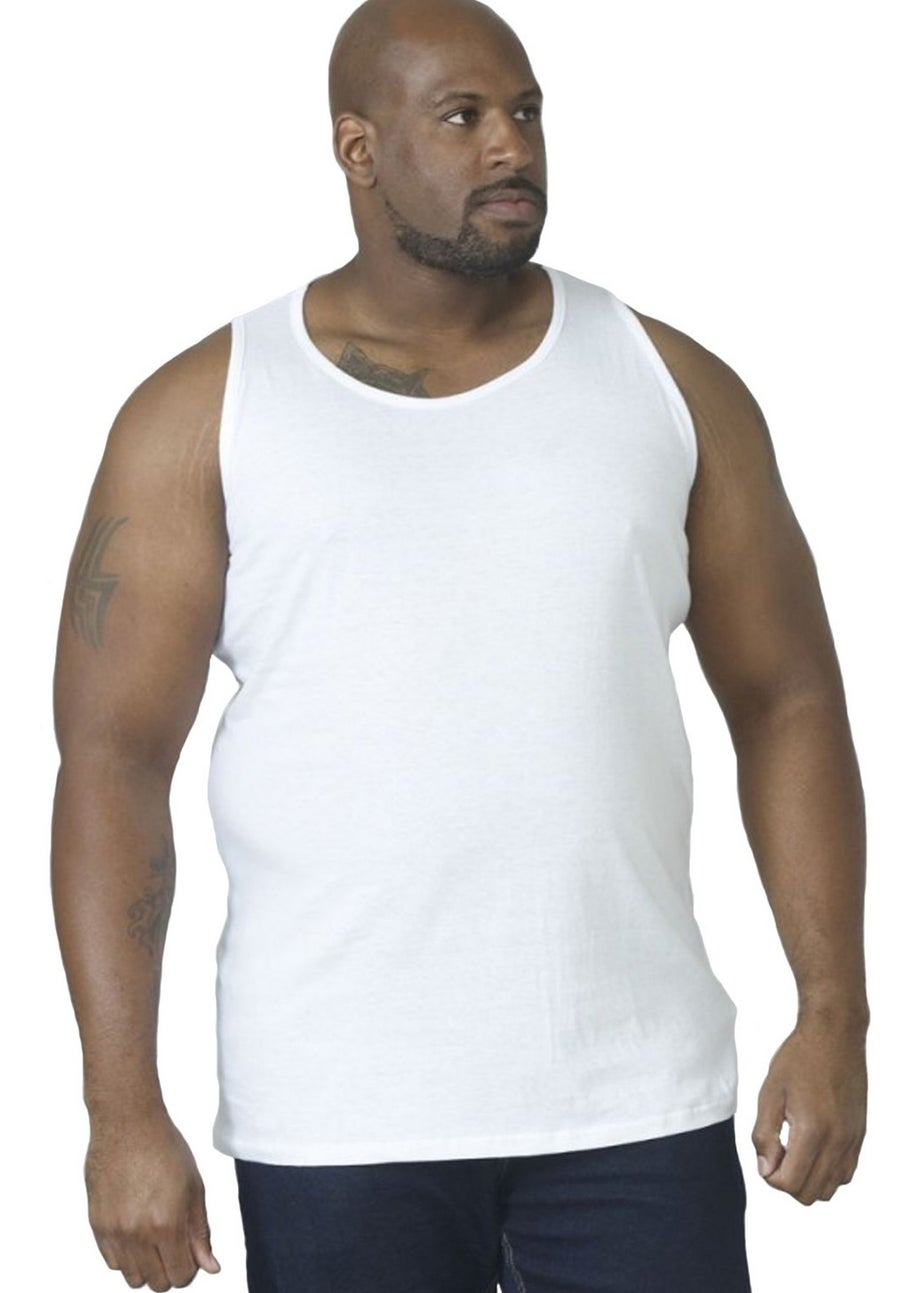 Duke White Fabio-1 Kingsize Muscle Vest