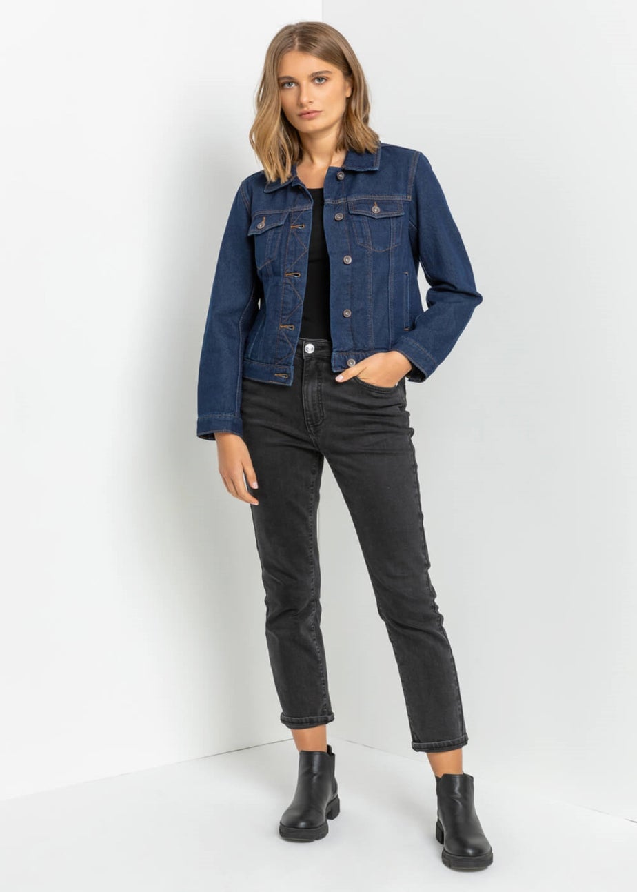 Roman Indigo Classic Cotton Denim Jacket