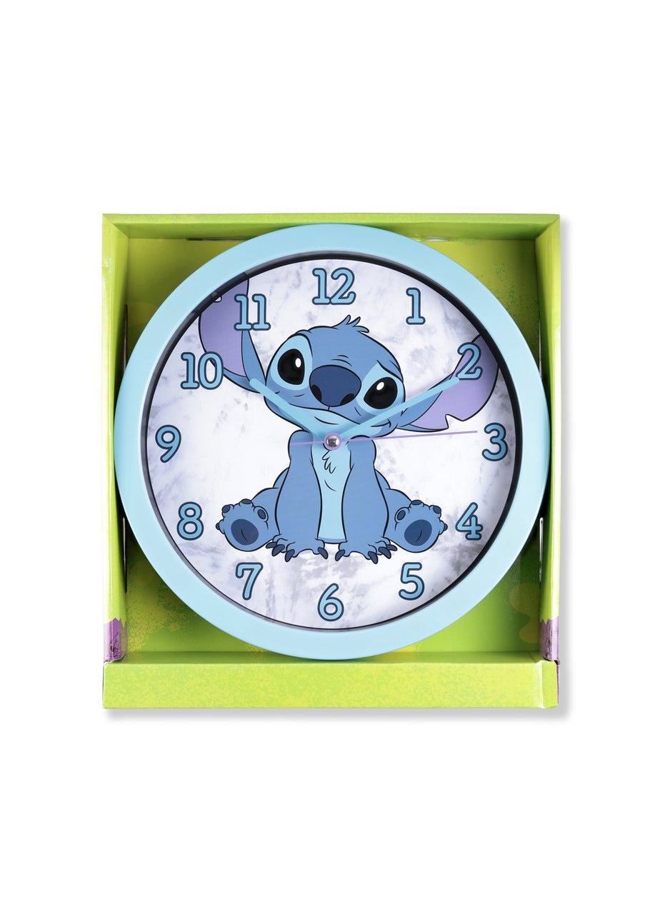 Disney Stitch Blue Wall Clock