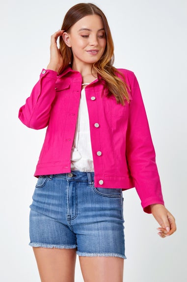 Roman Pink Stretch Pocket Detail Jacket