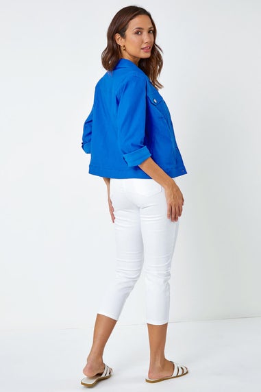 Roman Royal Blue Stretch Pocket Detail Jacket