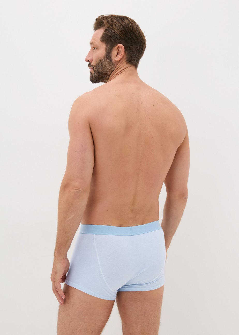 3 Pack Blue Pique Boxers