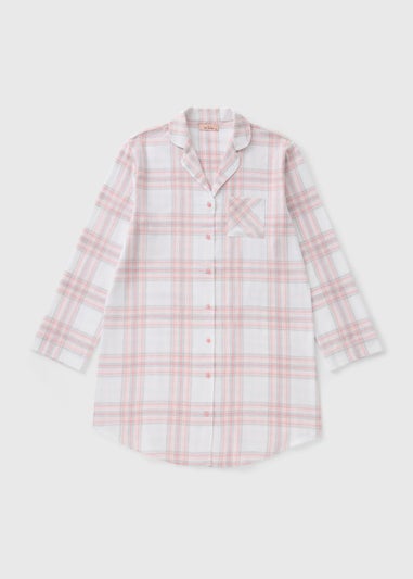 Pink Check Nightshirt - M Tick Approved