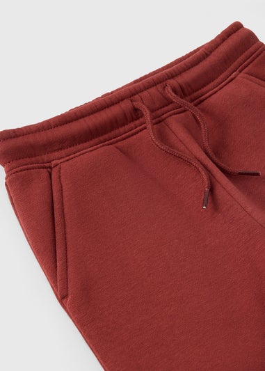 Boys Rust Plain Jogging Bottoms (1-7yrs)