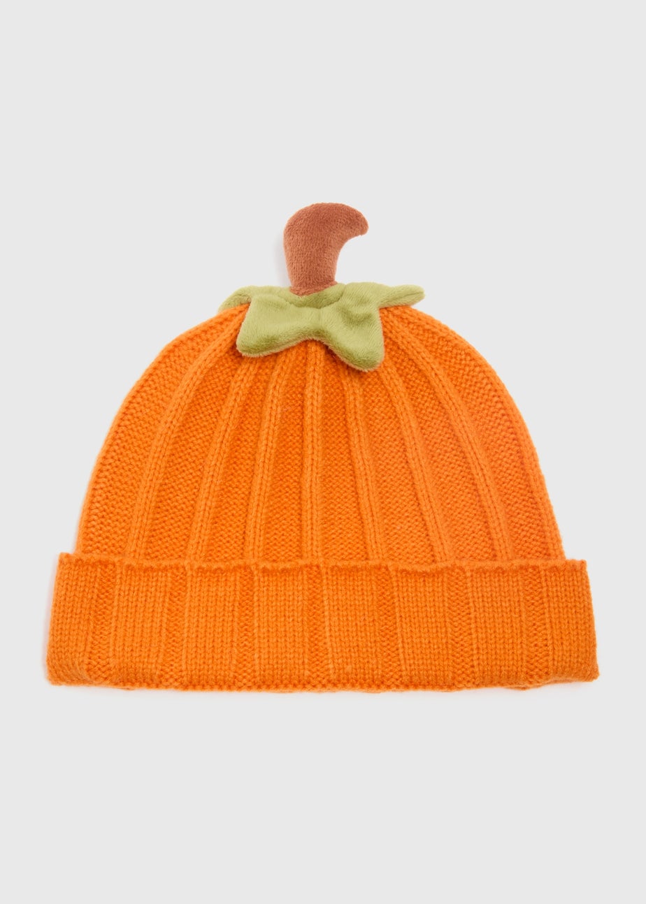Baby Orange Pumpkin Hat (Newborn-24mths)