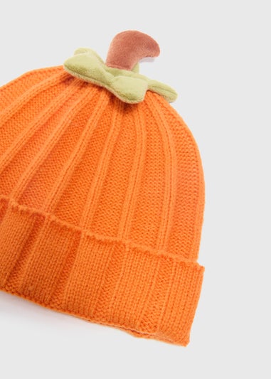 Baby Orange Pumpkin Hat (Newborn-24mths)