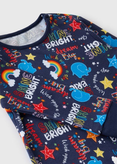 Alder Hey Baby Navy Sleepsuit (Newborn-23mths)