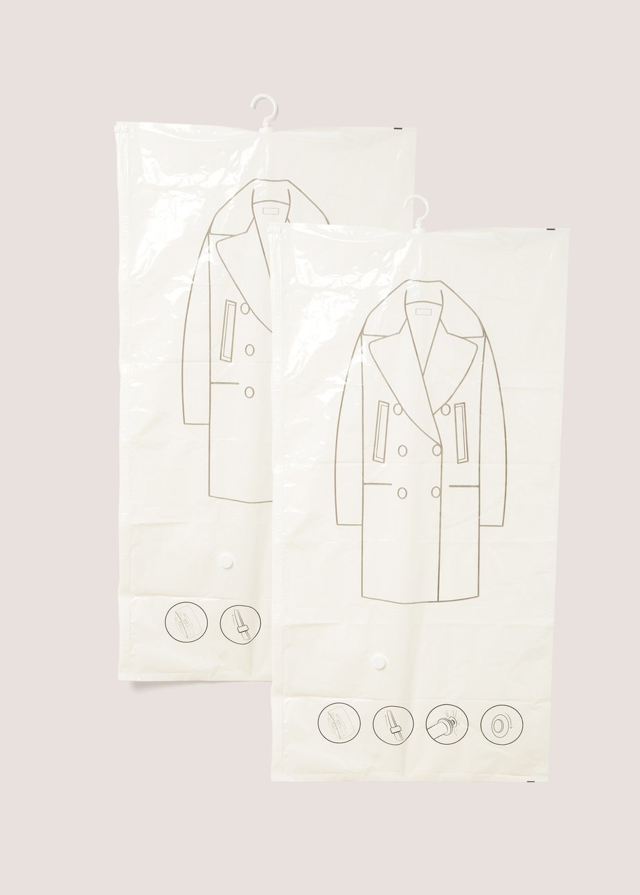 2 Pack Hanging Vacuum Bags