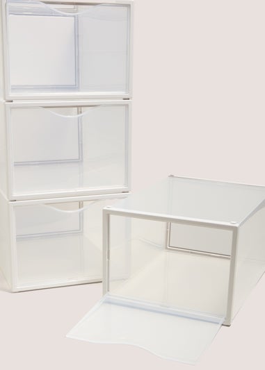 4 Pack Clear Shoe Storage Squares