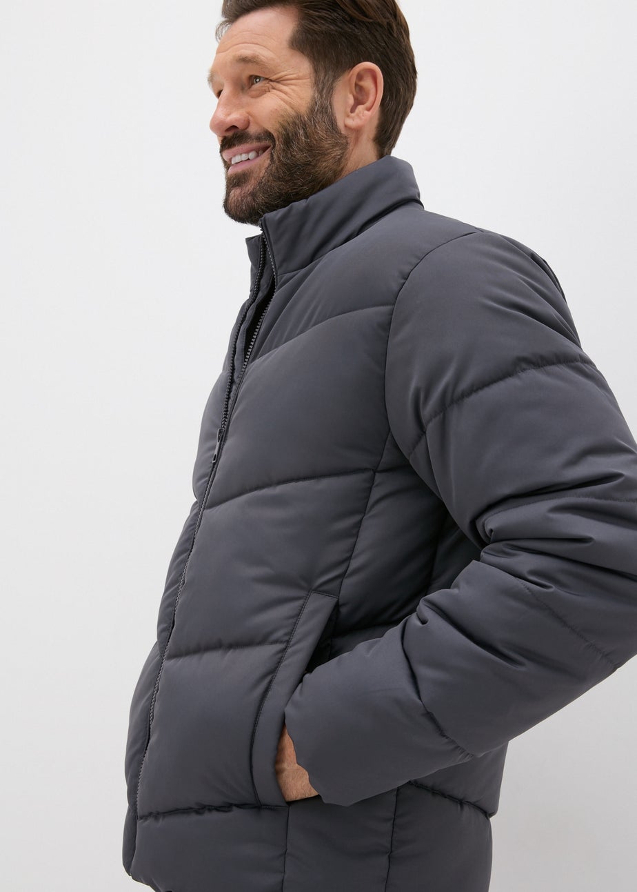 Grey Puffer Jacket
