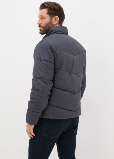 Grey Puffer Jacket