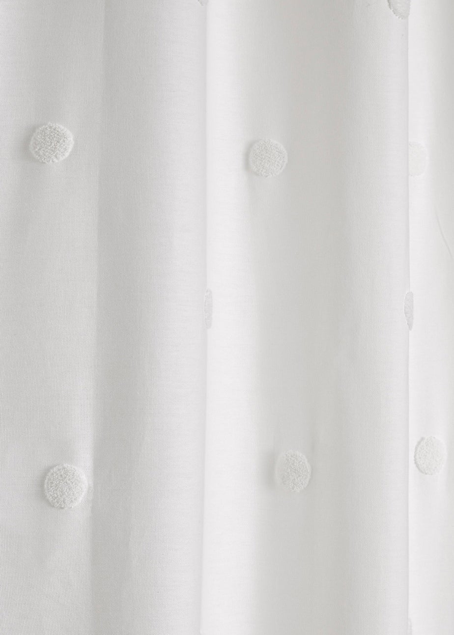 Appletree Boutique Zara White Eyelet Curtains