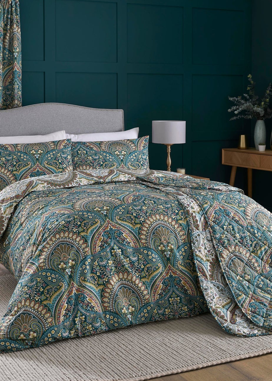 Dreams & Drapes Design Palais Blue Bedspread