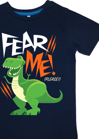 Disney Toy Story Fear Me Kids Navy Stripes Pyjamas (3-8 Years)