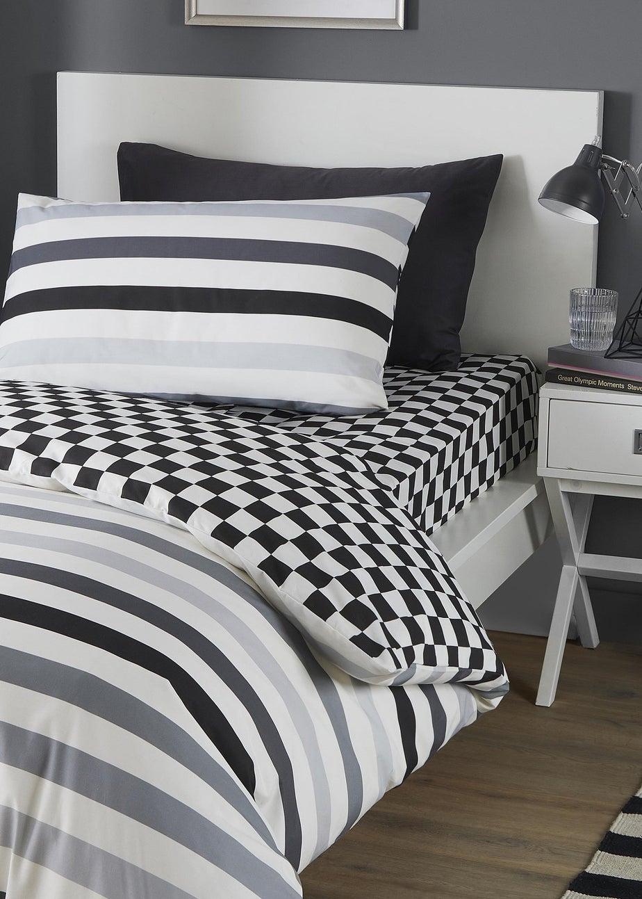 Bedlam Beckett Stripe Fitted Bed Sheet (25cm)