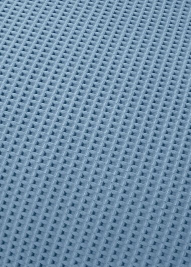 Serene Lindly Waffle Blue Duvet Cover Set