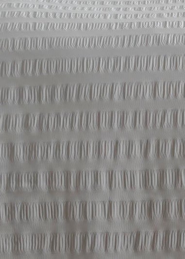 Serene Honley Seersucker Seersucker Silver Duvet Cover Set