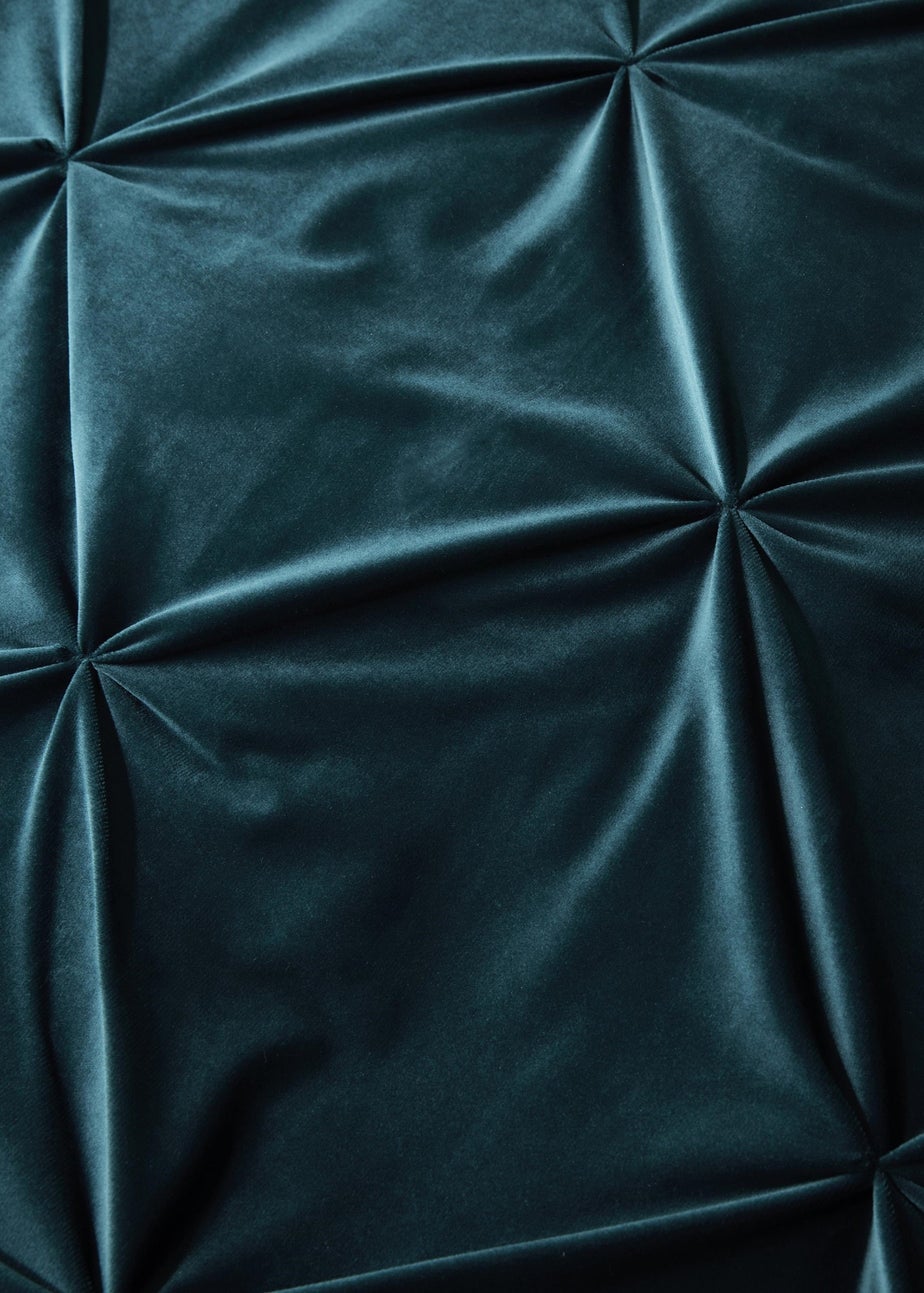 Soiree Mira Velvet Blue Duvet Cover Set