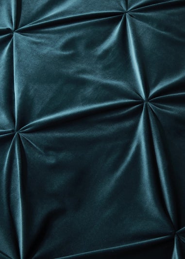 Soiree Mira Velvet Blue Duvet Cover Set