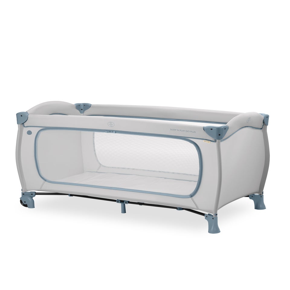 Hauck Dusty Blue Sleep N Play Go Plus Travel Cot