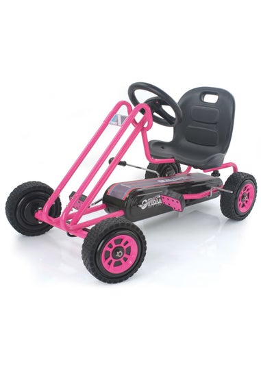 Hauck Pink Lightning Go Kart