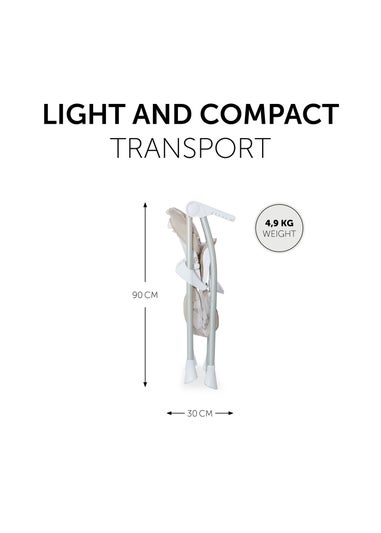 Hauck Beige Sit N Fold Highchair