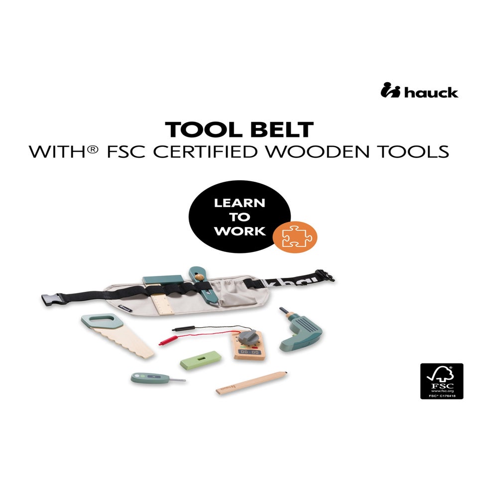 Hauck Learn to Work Wooden Playset