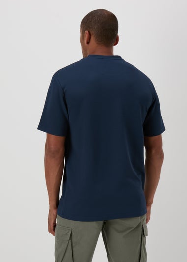 Navy Embroidered T-Shirt