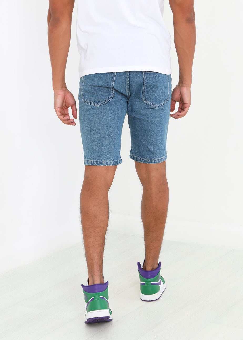 Brave Soul Blue Uganda Denim Shorts