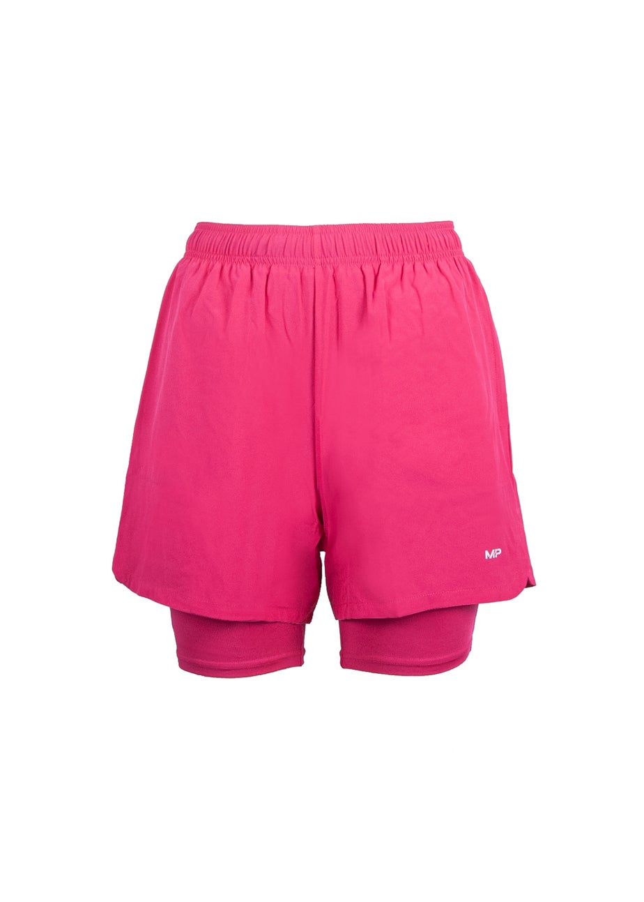 My Protein Magenta 2 in 1 Training Shorts