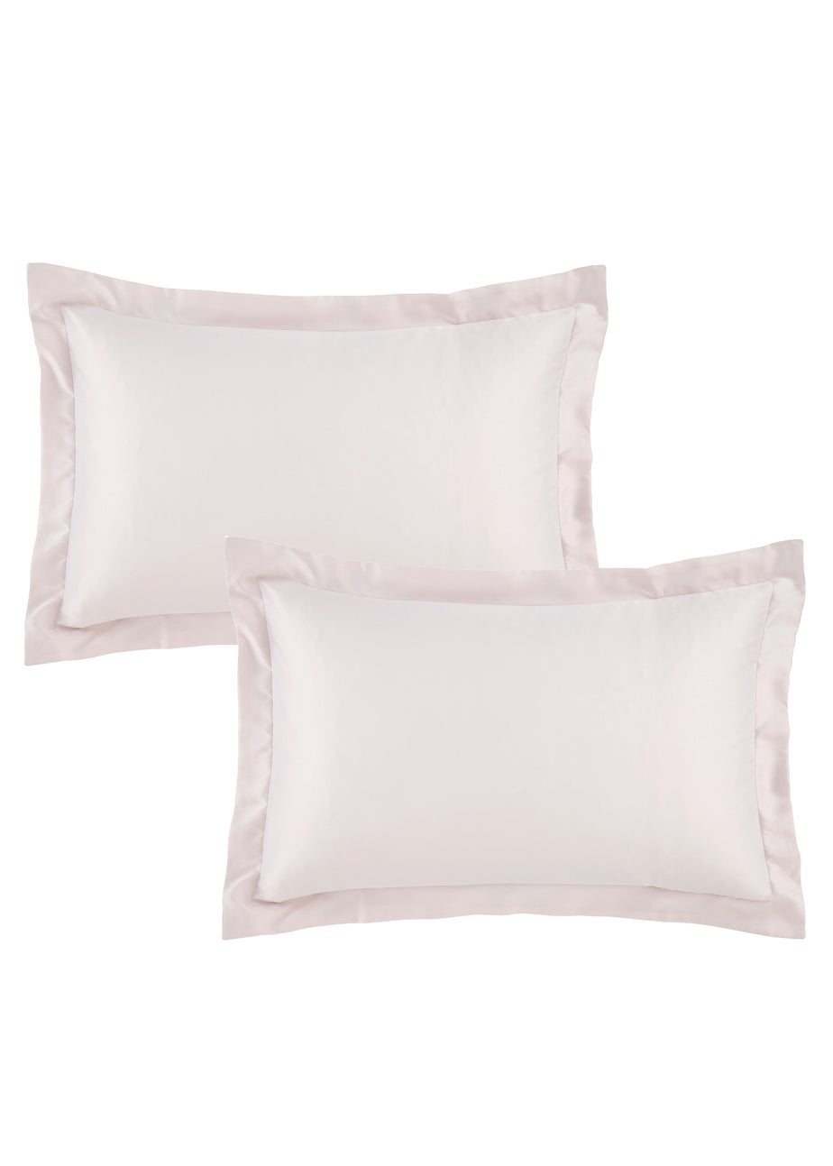 Catherine Lansfield Silky Soft Satin Oxford Pillowcases