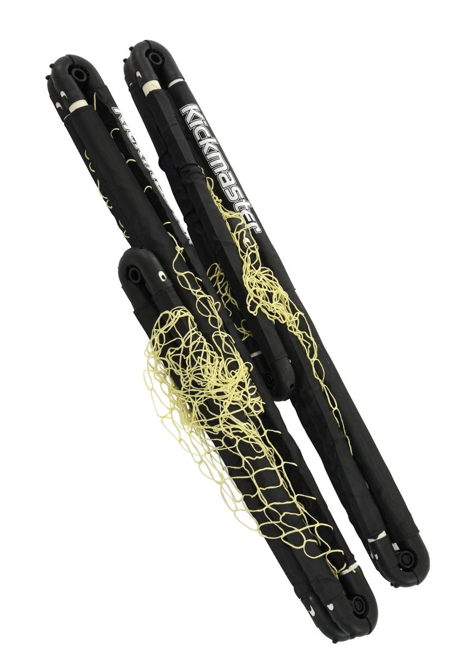 Kickmaster Black One on One Folding Goal Set (W90cm x H61cm x D59cm)