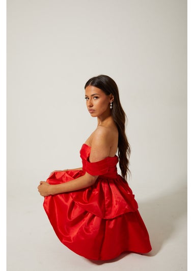 Madein Silver Heart Jewel Drop Earrings