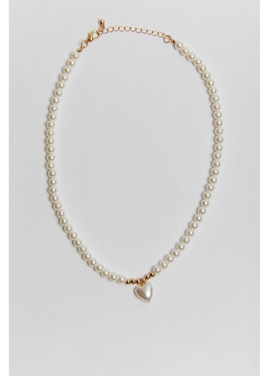 Madein Heart Pearl Choker
