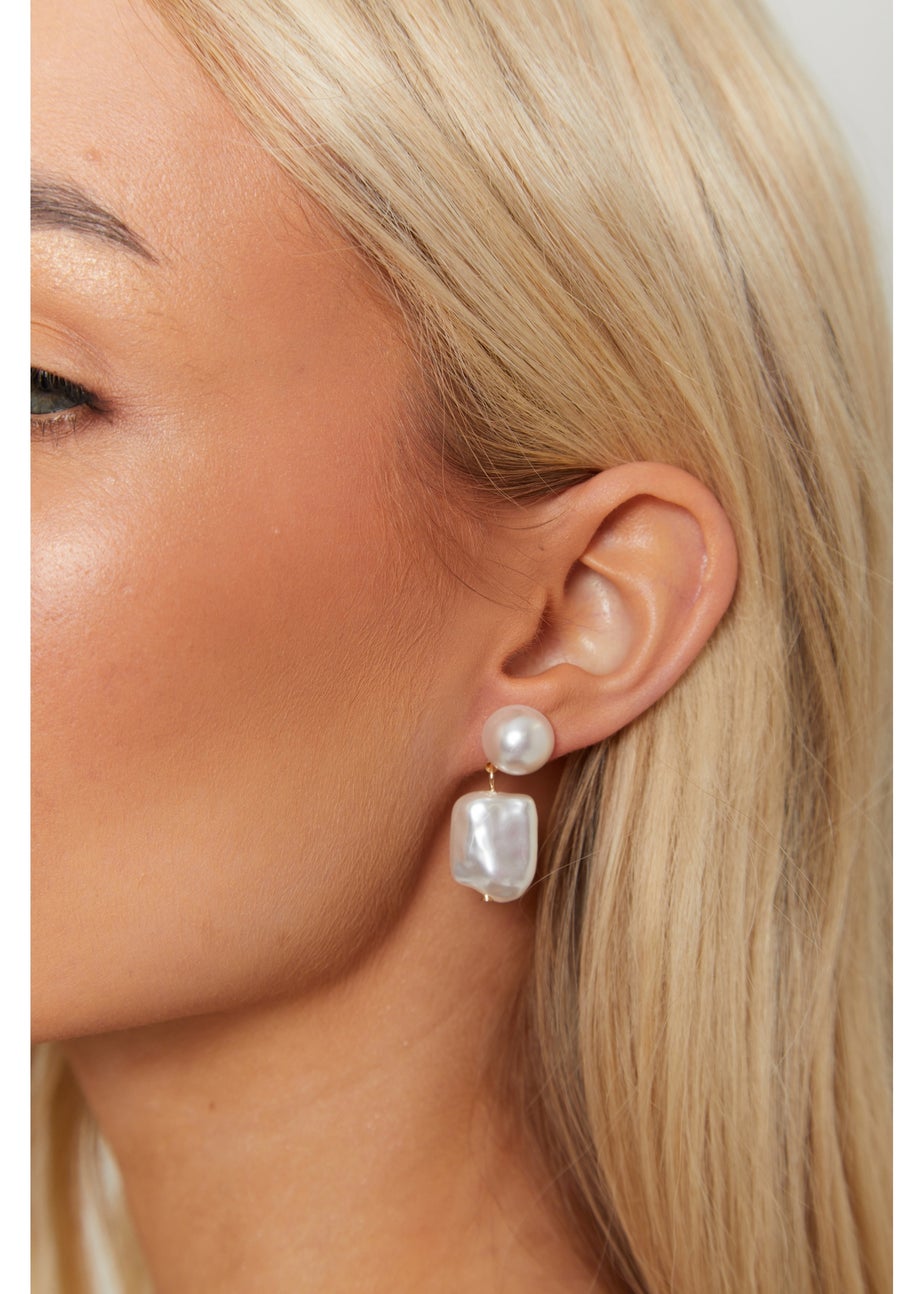 Madein Ivory Pearl Drop Earrings