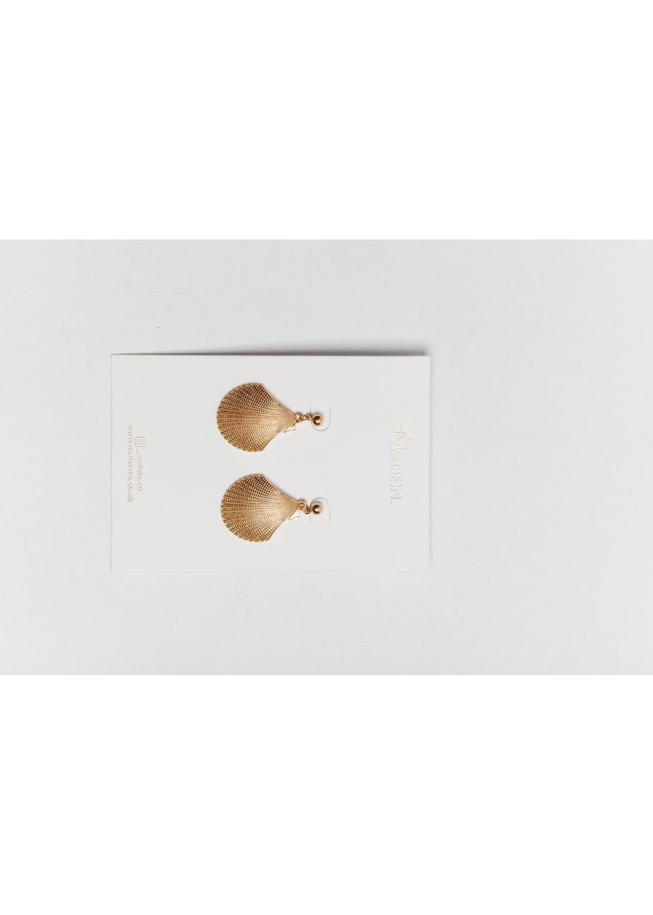 Madein Gold Shell Earrings