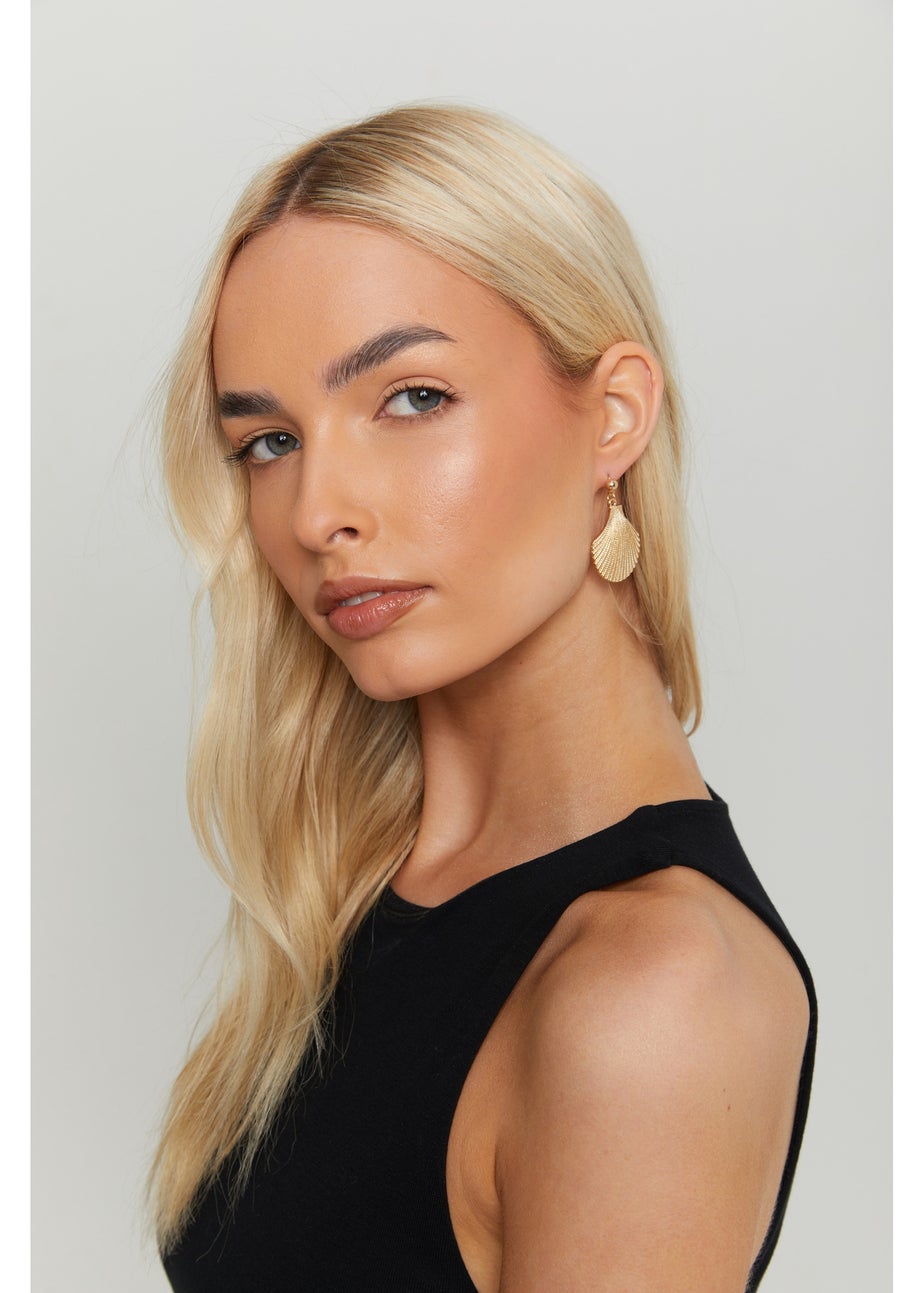 Madein Gold Shell Earrings