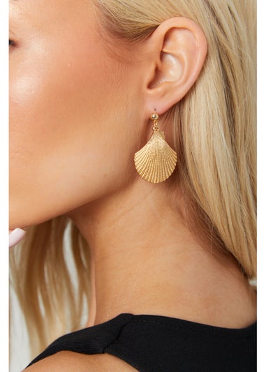 Madein Gold Shell Earrings