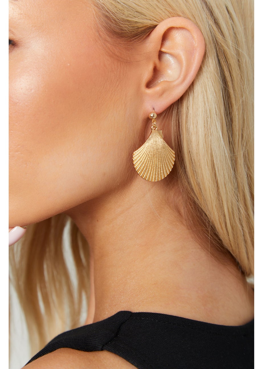Madein Gold Shell Earrings