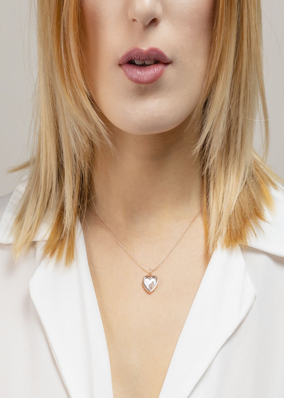 Radley London 18ct Rose Gold Plated MOP Necklace